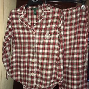 Lauren by Ralph Lauren Pajamas Small Plaid